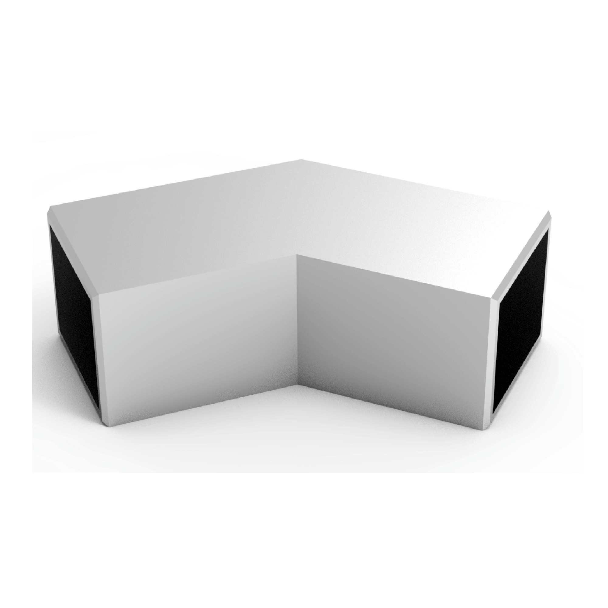 dg584-1-35x25-135-derece-dirsek-aluminyum-aksesuar-konmetsan Konmetsan Alüminyum profil sistemleri ile uyumlu 35x25 135° Dirsek alüminyum aksesuar, 35x25 kesitli alüminyum profillerin 135 derece açıyla birleştirilmesini sağlayan dayanıklı bir profil bağlantı elemanıdır. Profil sistemlerinde açılı köşe dönüşlerinin sağlam ve düzgün şekilde yapılmasına yardımcı olur ve konstrüksiyon stabilitesini artırır. Dağ Group Alüminyum tarafından Türkiye alüminyum sektörüne tedarik edilen bu 135 derece dirsek modeli, alüminyum konstrüksiyon sistemleri, vitrin uygulamaları, stand sistemleri ve modüler profil projelerinde güvenilir ve uzun ömürlü bağlantı çözümleri sunar.