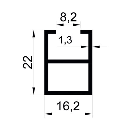 Konmetsan Alüminyum üretimi olan bu küpeşte alüminyum profil, Dağ Group Alüminyum tarafından Türkiye alüminyum sektörüne sunulmaktadır. 16.2x22 ölçüsü ve 1.3mm kalınlığı ile dayanıklılık ve estetiği bir araya getirir. Farklı kullanım alanları için uygun olan bu profil, mimari projelerde güvenle tercih edilir.