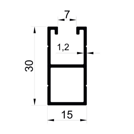 Konmetsan Alüminyum tarafından üretilen bu küpeşte alüminyum profil, Dağ Group Alüminyum güvencesiyle Türkiye alüminyum sektöründe sunulmaktadır. 15x30 ölçüsü ve 1.2mm kalınlığı ile dayanıklılık ve estetik bir arada sunulurken, farklı kullanım alanları için ideal bir çözümdür. Mimari projelerde uzun ömürlü ve güvenilir performans sağlar.