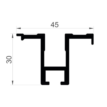 Konmetsan Alüminyum üretimi olan bu özel amaçlı alüminyum profil, Dağ Group Alüminyum güvencesiyle Türkiye alüminyum sektörüne sunulmaktadır. 45x30 ölçüsü ile farklı sistemlere uyum sağlayan fonksiyonel bir profil çözümüdür.