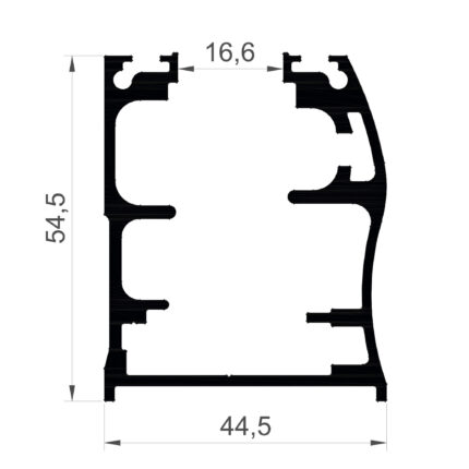 Konmetsan Alüminyum üretimi olan bu cam balkon alüminyum profil, Dağ Group Alüminyum güvencesiyle Türkiye alüminyum sektörüne sunulmaktadır. 44,5x54,5 ölçüsü ile cam balkon sistemlerinde dengeli ve estetik çözümler sunar.