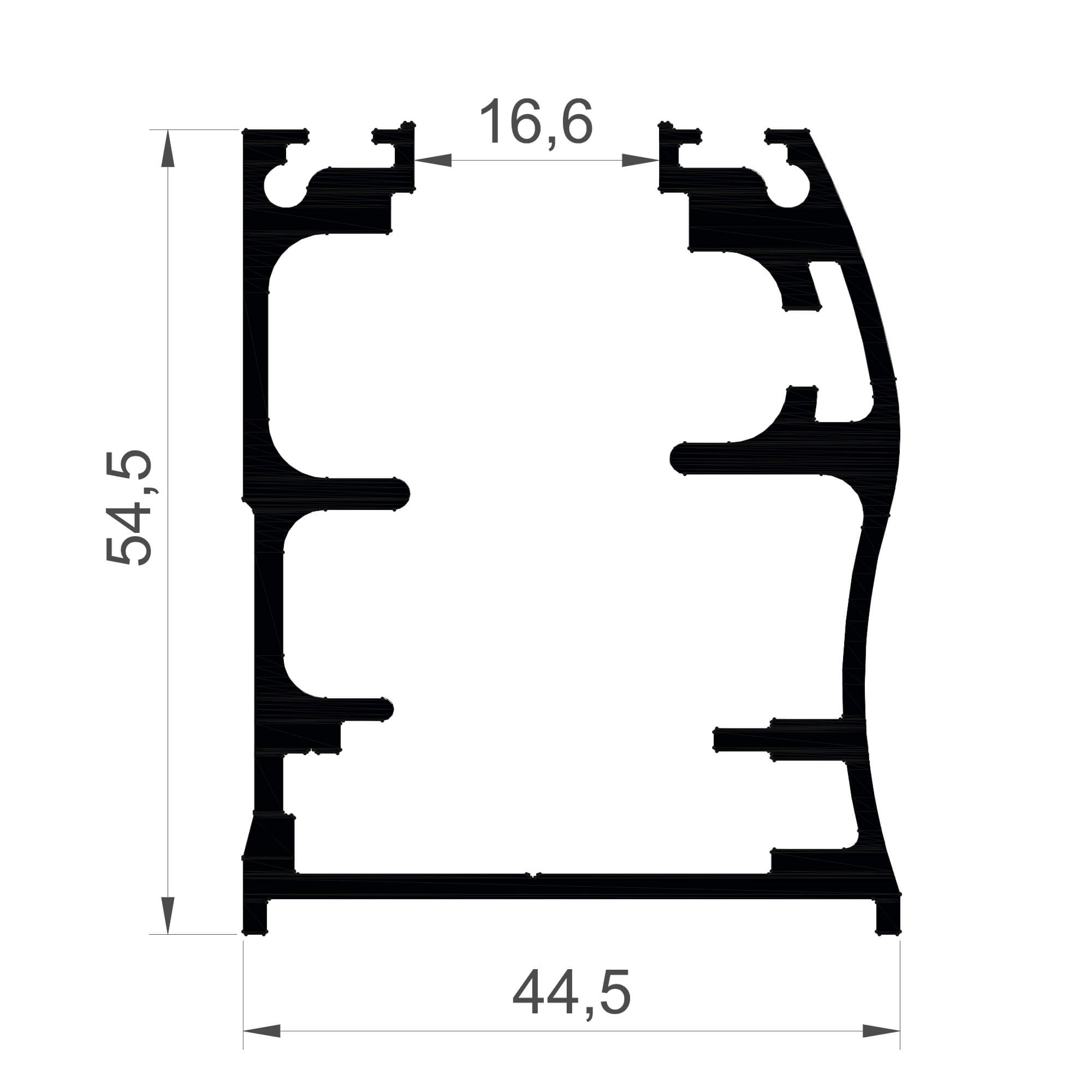 dg-16301-44.5x54.5-cam-balkon-aluminyum-profil-konmetsan Konmetsan Alüminyum üretimi olan bu cam balkon alüminyum profil, Dağ Group Alüminyum güvencesiyle Türkiye alüminyum sektörüne sunulmaktadır. 44,5x54,5 ölçüsü ile cam balkon sistemlerinde dengeli ve estetik çözümler sunar.