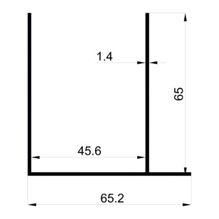 Konmetsan Alüminyum üretimi olan bu cam balkon alüminyum profil, Dağ Group Alüminyum güvencesiyle Türkiye alüminyum sektörüne sunulmaktadır. 65,2x65 ölçüsü ve 1,4mm kalınlığı ile cam balkon sistemlerinde yüksek dayanıklılık ve stabil kullanım sağlar.