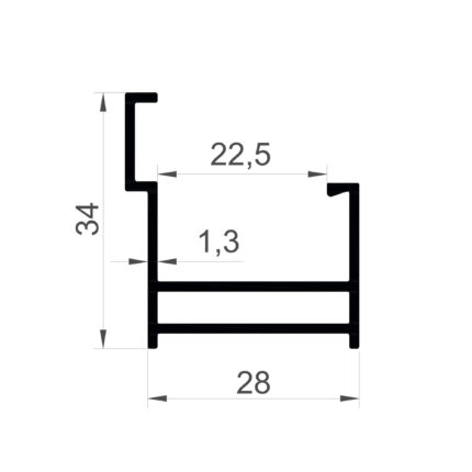 Konmetsan Alüminyum üretimi olan bu küpeşte alüminyum profil, Dağ Group Alüminyum tarafından Türkiye alüminyum sektörüne sunulmaktadır. 28x34 ölçüsü ve 1.3mm kalınlığı ile yüksek dayanıklılık sağlar ve geniş kullanım alanları için uygundur. Mimari projelerde estetik ve uzun ömürlü çözümler sunan güvenilir bir profildir.