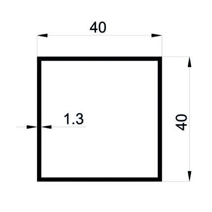 Konmetsan Alüminyum üretimi olan bu kutu alüminyum profil, Dağ Group Alüminyum güvencesiyle Türkiye alüminyum sektörüne sunulmaktadır. 40x40 ölçüsü ve 1.3mm kalınlığı ile kompakt ve dengeli yapı çözümleri sunar. Mimari projelerde ve farklı kullanım alanlarında güvenle tercih edilir.
