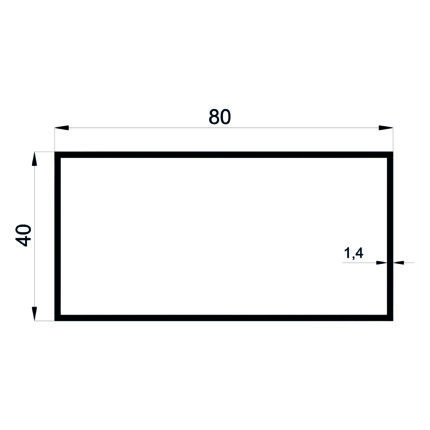 Konmetsan Alüminyum üretimi olan bu kutu alüminyum profil, Dağ Group Alüminyum güvencesiyle Türkiye alüminyum sektörüne sunulmaktadır. 80x40 ölçüsü ve 1.4mm kalınlığı ile yapı ve taşıyıcı sistemlerde dayanıklılık sağlar. Farklı kullanım alanları ile mimari projelerde tercih edilir.