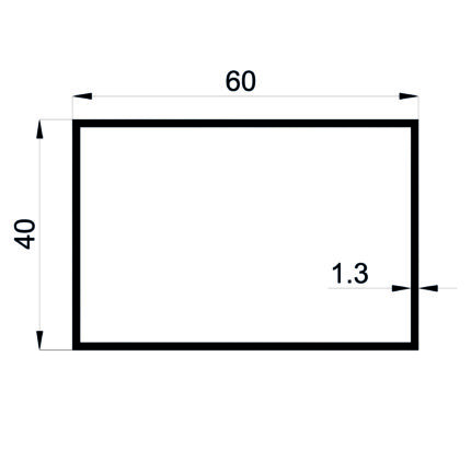 Konmetsan Alüminyum üretimi olan bu kutu alüminyum profil, Dağ Group Alüminyum güvencesiyle Türkiye alüminyum sektörüne sunulmaktadır. 60x40 ölçüsü ve 1.3mm kalınlığı ile dengeli dayanıklılık ve hafiflik sunar. Mimari projelerde ve farklı kullanım alanlarında güvenle tercih edilir.