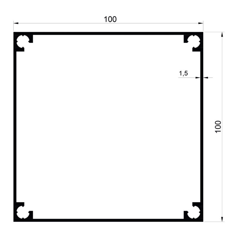 Konmetsan Alüminyum üretimi olan bu küpeşte alüminyum profil, Dağ Group Alüminyum aracılığıyla Türkiye alüminyum sektörüne sunulmaktadır. 100x100 ölçüsü ve 1.5mm kalınlığı ile maksimum dayanıklılık ve güçlü yapı sağlar. Geniş kullanım alanları sayesinde büyük ölçekli mimari projelerde güvenle tercih edilir.