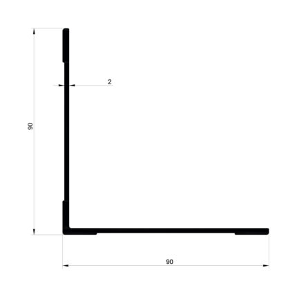 Konmetsan Alüminyum üretimi olan bu özel amaçlı alüminyum profil, Dağ Group Alüminyum güvencesiyle Türkiye alüminyum sektörüne sunulmaktadır. 90x90 ölçüsü ve 2mm kalınlığı ile güçlü ve dengeli sistem uygulamalarına uyum sağlar.