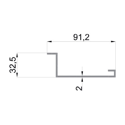 Konmetsan Alüminyum üretimi bioklimatik pergola alüminyum profil, Dağ Group Alüminyum güvencesiyle sunulmaktadır. 91.2x32.5 ölçüsü ve 2mm kalınlığı ile kompakt ve dayanıklı pergola sistemlerinde yüksek performans sağlar.
