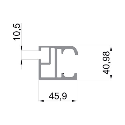 Konmetsan Alüminyum üretimi bioklimatik pergola alüminyum profil, Dağ Group Alüminyum güvencesiyle sunulmaktadır. 45.9x40.98 ölçüsü ile kompakt ve dengeli pergola sistemlerinde yüksek uyum sağlar.