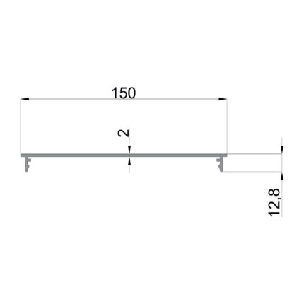 Konmetsan Alüminyum üretimi bioklimatik pergola alüminyum profil, Dağ Group Alüminyum güvencesiyle sunulmaktadır. 150x12.8 ölçüsü ve 2mm kalınlığı ile ince ve uzun formda pergola sistemlerinde yüksek uyum sağlar.