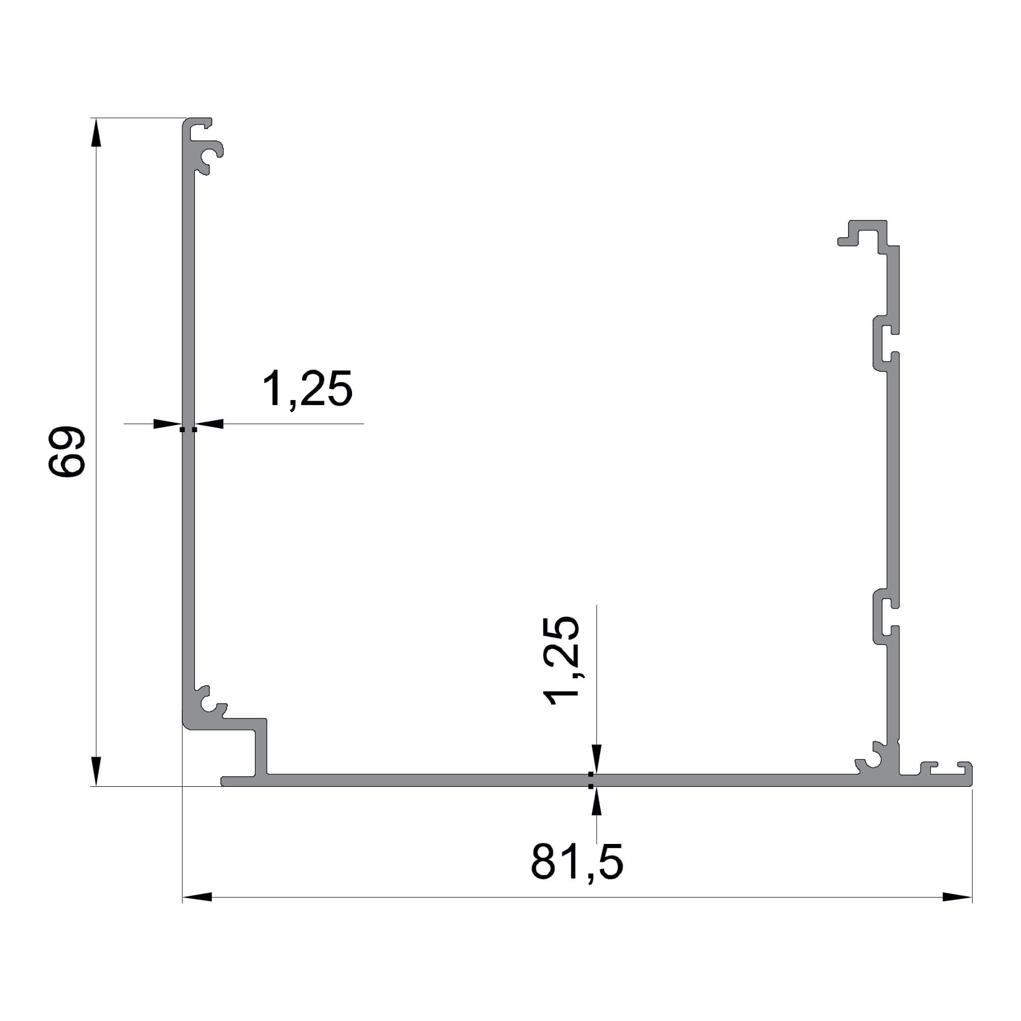 dgg-3-81.5x69-1.25mm-giyotin-aluminyum-profil-konmetsan-dag-group-aluminyum Konmetsan Alüminyum üretimi giyotin alüminyum profil, Dağ Group Alüminyum güvencesiyle sunulmaktadır. 81.5x69 ölçüsü ve 1.25mm kalınlığı ile kompakt ve hafif giyotin sistemlerinde ideal kullanım sağlar.