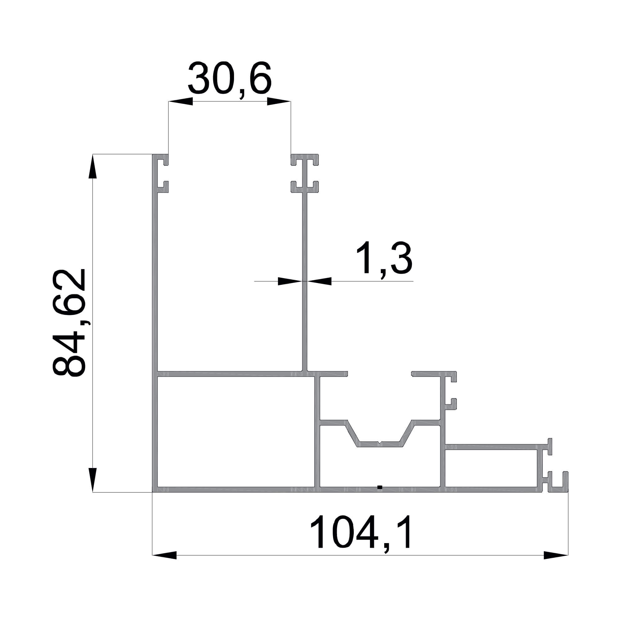 dgg-6-104.1x84.62-1.3mm-giyotin-aluminyum-profil-konmetsan-dag-group-aluminyum Konmetsan Alüminyum üretimi giyotin alüminyum profil, Dağ Group Alüminyum güvencesiyle sunulmaktadır. 104.1x84.62 ölçüsü ve 1.3mm kalınlığı ile dengeli ve orta kesitli giyotin sistemlerinde yüksek uyum sağlar.