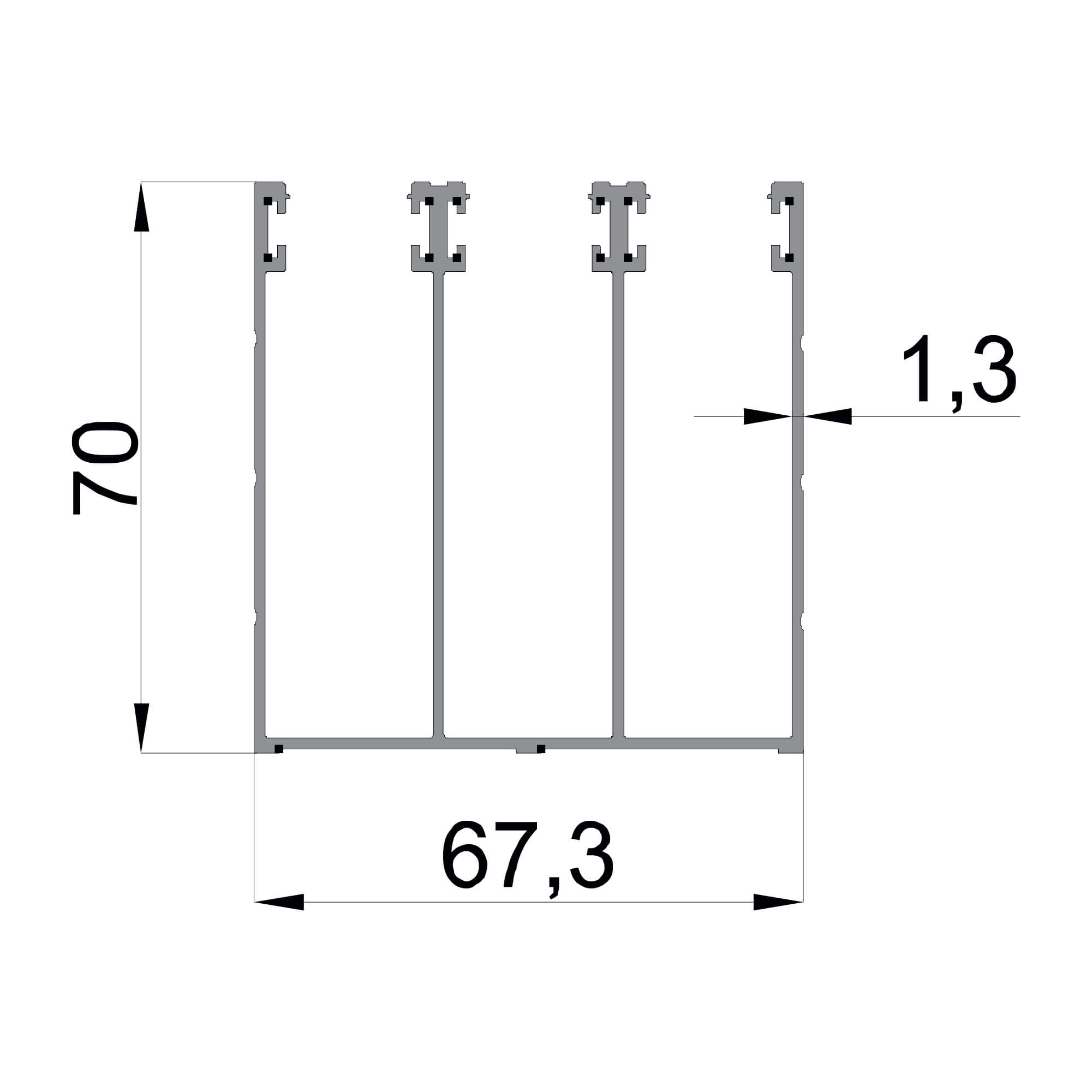dgk-22-67.3x70-1.3mm-katlanir-surme-aluminyum-profil-konmetsan-dag-group-aluminyum Konmetsan Alüminyum üretimi katlanır sürme alüminyum profil, Dağ Group Alüminyum güvencesiyle sunulmaktadır. 67.3x70 ölçüsü ve 1.3mm kalınlığı ile dengeli ve güçlü katlanır sürme sistemlerinde stabil kullanım sağlar.