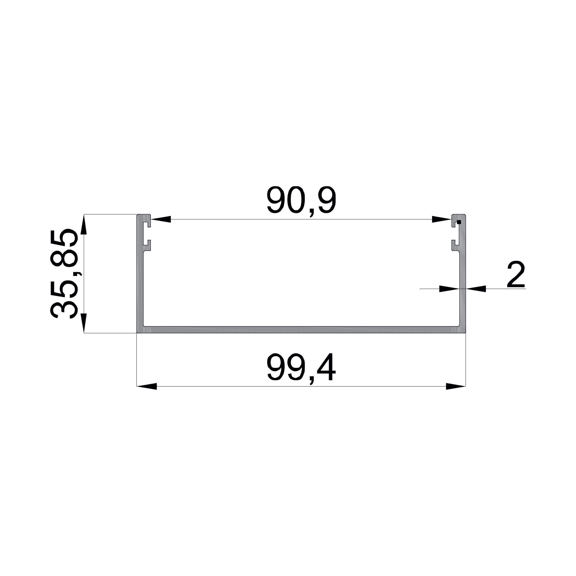 dgk-28-99.4x35.85-2mm-katlanir-surme-aluminyum-profil-konmetsan-dag-group-aluminyum Konmetsan Alüminyum üretimi katlanır sürme alüminyum profil, Dağ Group Alüminyum güvencesiyle sunulmaktadır. 99.4x35.85 ölçüsü ve 2mm kalınlığı ile yüksek dayanımlı katlanır sürme sistemlerinde güçlü ve stabil kullanım sağlar.
