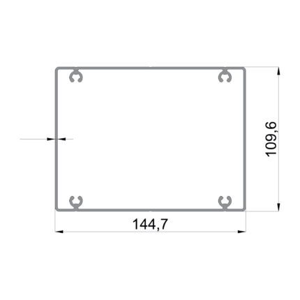 Konmetsan Alüminyum üretimi pergola alüminyum profil, Dağ Group Alüminyum güvencesiyle sunulmaktadır. 144.7x109.6 ölçüsü ile geniş kesitli pergola sistemlerinde yüksek taşıyıcı performans sağlar.