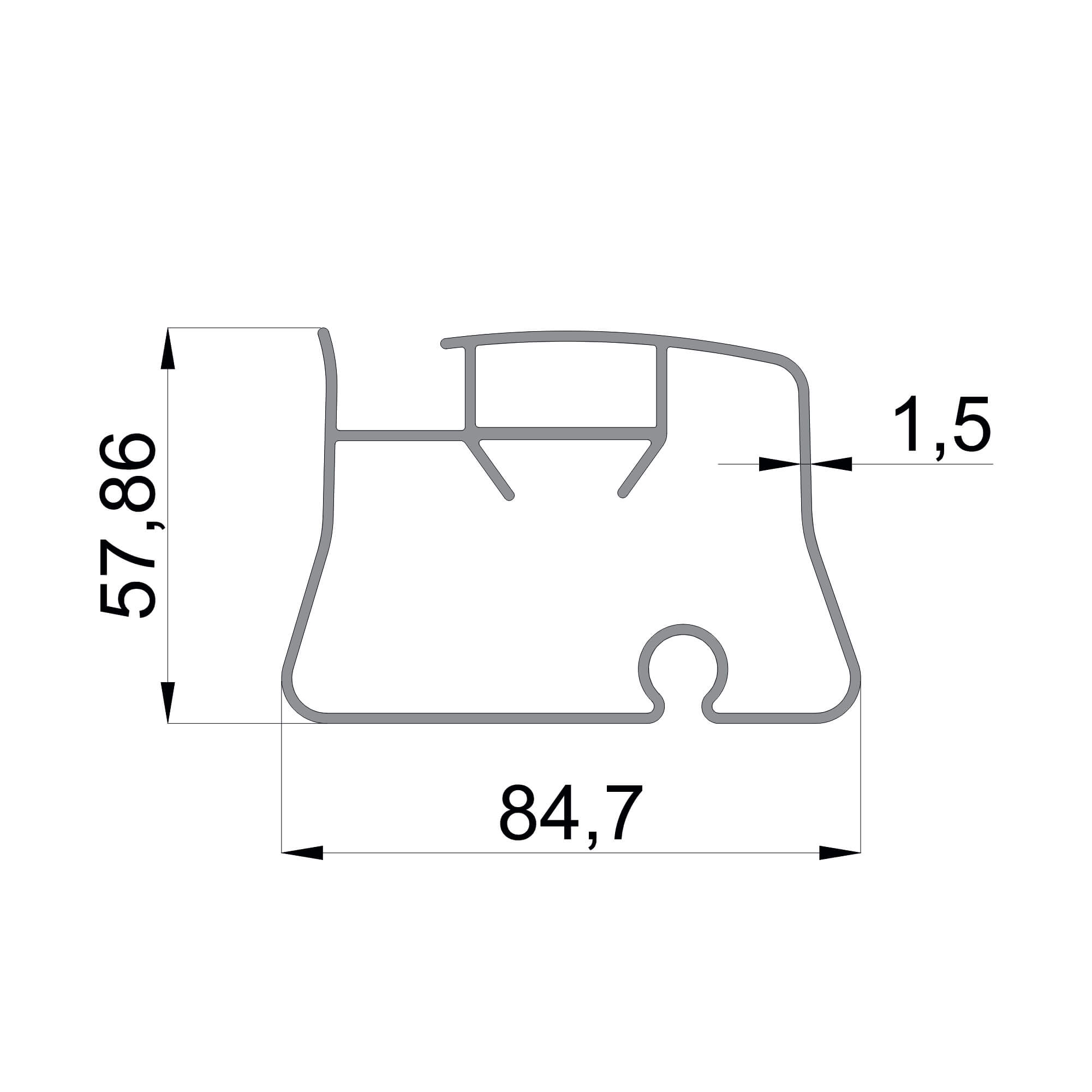 dgp-17-84.7x57.86-1.5mm-pergola-aluminyum-profil-konmetsan-dag-group-aluminyum Konmetsan Alüminyum üretimi pergola alüminyum profil, Dağ Group Alüminyum güvencesiyle sunulmaktadır. 84.7x57.86 ölçüsü ve 1.5mm kalınlığı ile dengeli ve dayanıklı pergola sistemlerinde stabil kullanım sağlar.