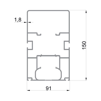 Konmetsan Alüminyum üretimi pergola alüminyum profil, Dağ Group Alüminyum güvencesiyle sunulmaktadır. 91x150 ölçüsü ve 1.8mm kalınlığı ile uzun ve dengeli pergola sistemlerinde yüksek taşıyıcı performans sağlar.
