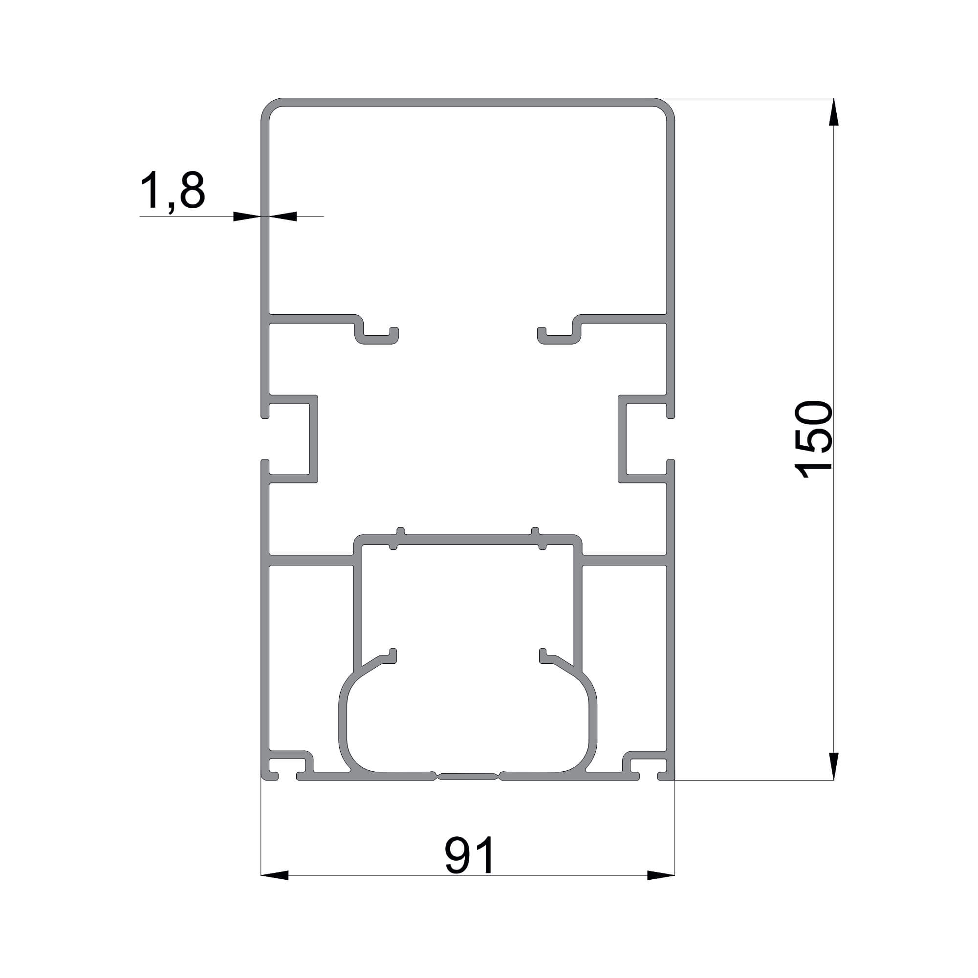 dgp-8-91x150-1.8mm-pergola-aluminyum-profil-konmetsan-dag-group-aluminyum Konmetsan Alüminyum üretimi pergola alüminyum profil, Dağ Group Alüminyum güvencesiyle sunulmaktadır. 91x150 ölçüsü ve 1.8mm kalınlığı ile uzun ve dengeli pergola sistemlerinde yüksek taşıyıcı performans sağlar.