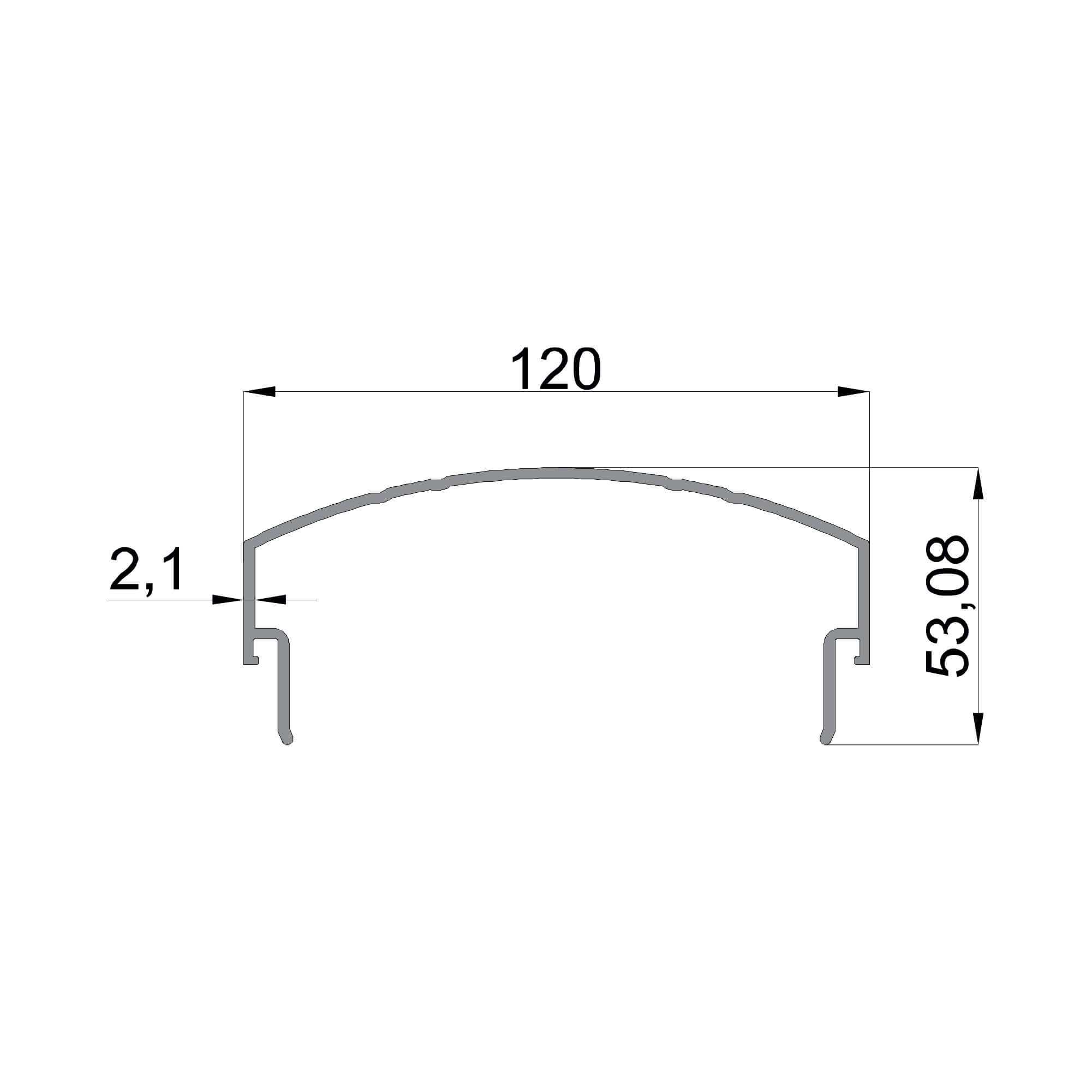 dgw-15-120x53.08-2.1mm-kis-bahcesi-aluminyum-profil-konmetsan-dag-group-aluminyum Konmetsan Alüminyum üretimi kış bahçesi alüminyum profil, Dağ Group Alüminyum güvencesiyle sunulmaktadır. 120x53.08 ölçüsü ve 2.1mm kalınlığı ile kış bahçesi sistemlerinde dengeli ve yüksek dayanımlı taşıyıcı performans sağlar.
