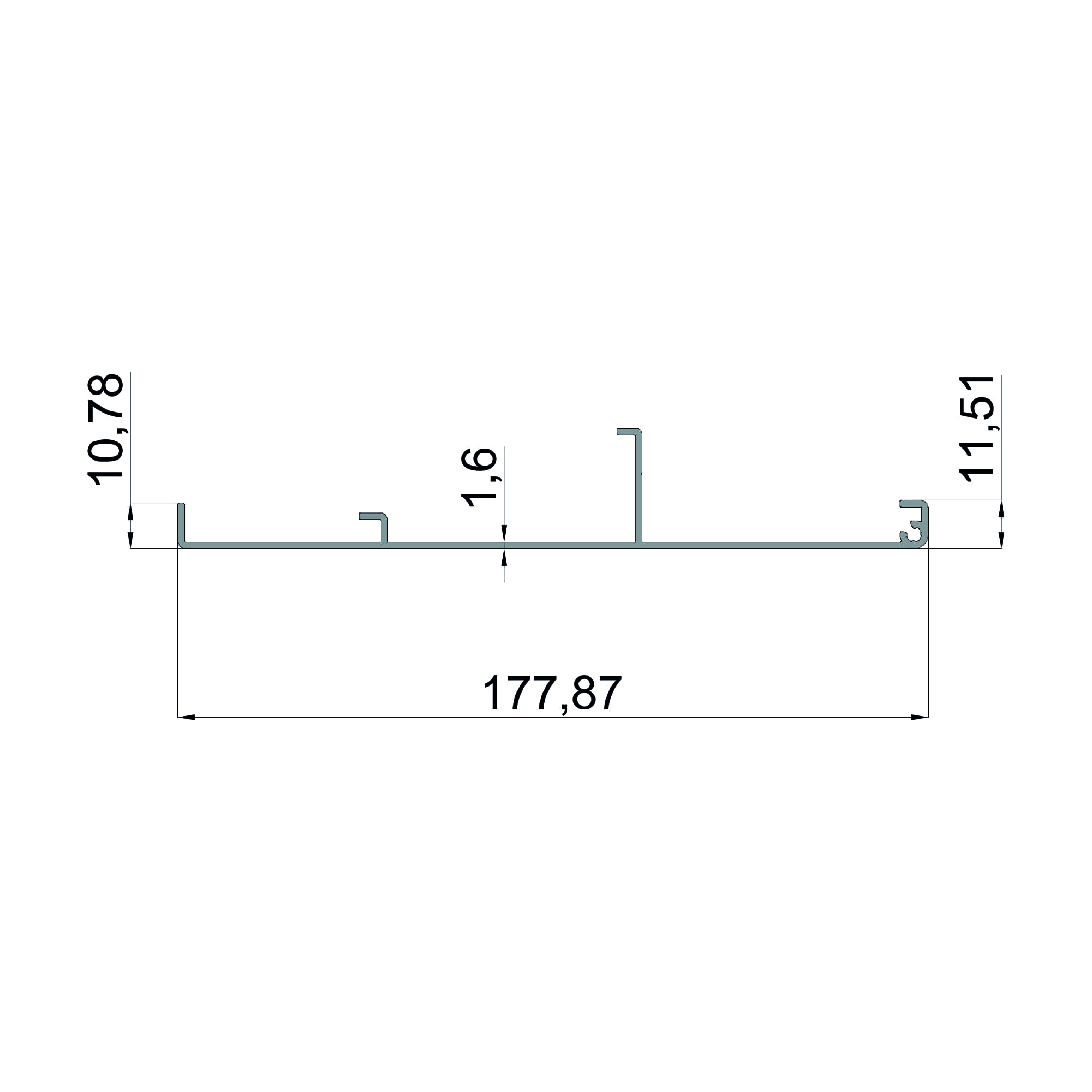 dgw-56-177.87x11.51-1.6mm-kis-bahcesi-aluminyum-profil-konmetsan-dag-group-aluminyum Konmetsan Alüminyum üretimi kış bahçesi alüminyum profil, Dağ Group Alüminyum güvencesiyle sunulmaktadır. 177.87x11.51 ölçüsü ve 1.6mm kalınlığı ile kış bahçesi sistemlerinde ince ve uzun formda dayanıklı kullanım sağlar.